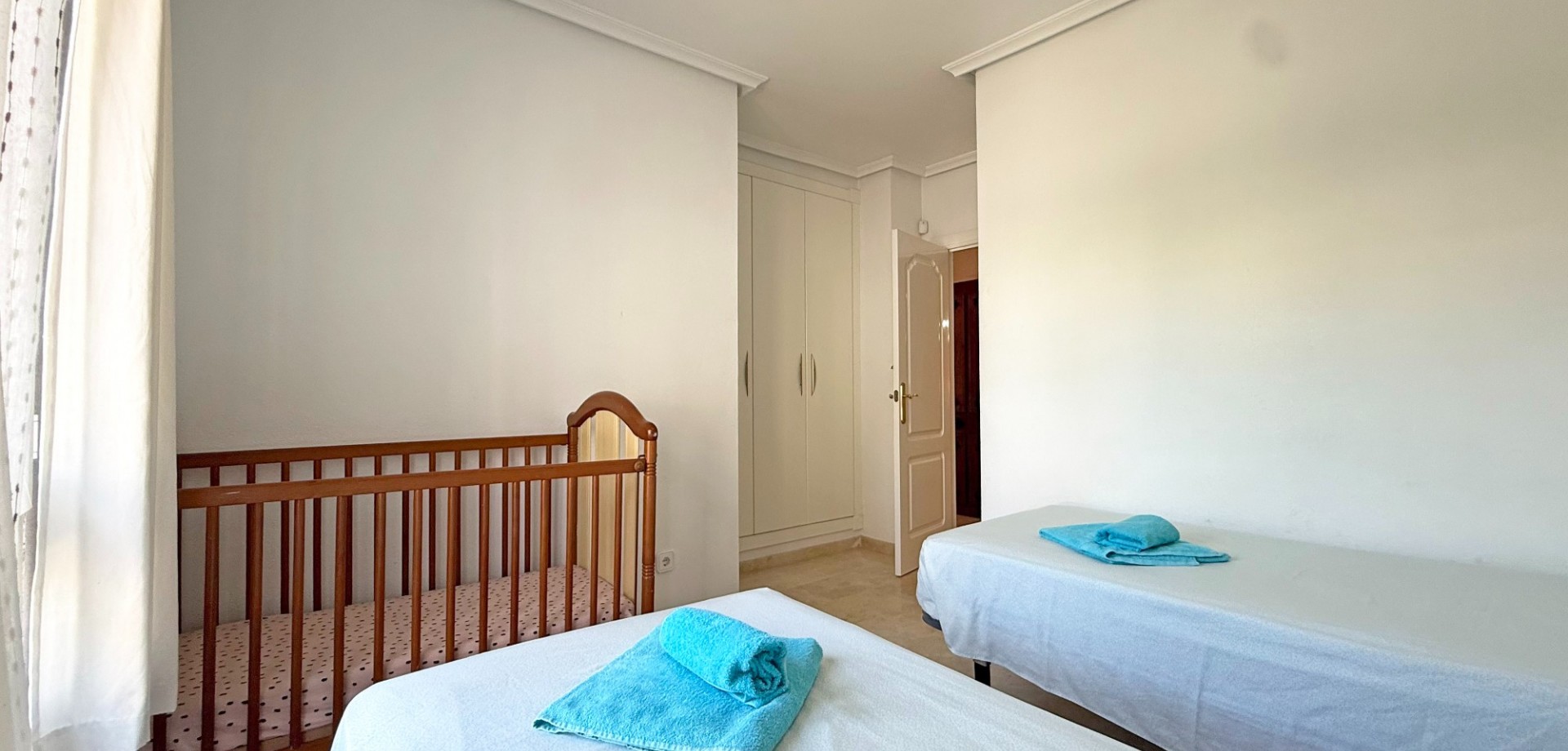 Pool area in apartment for sale in Orihuela Costa