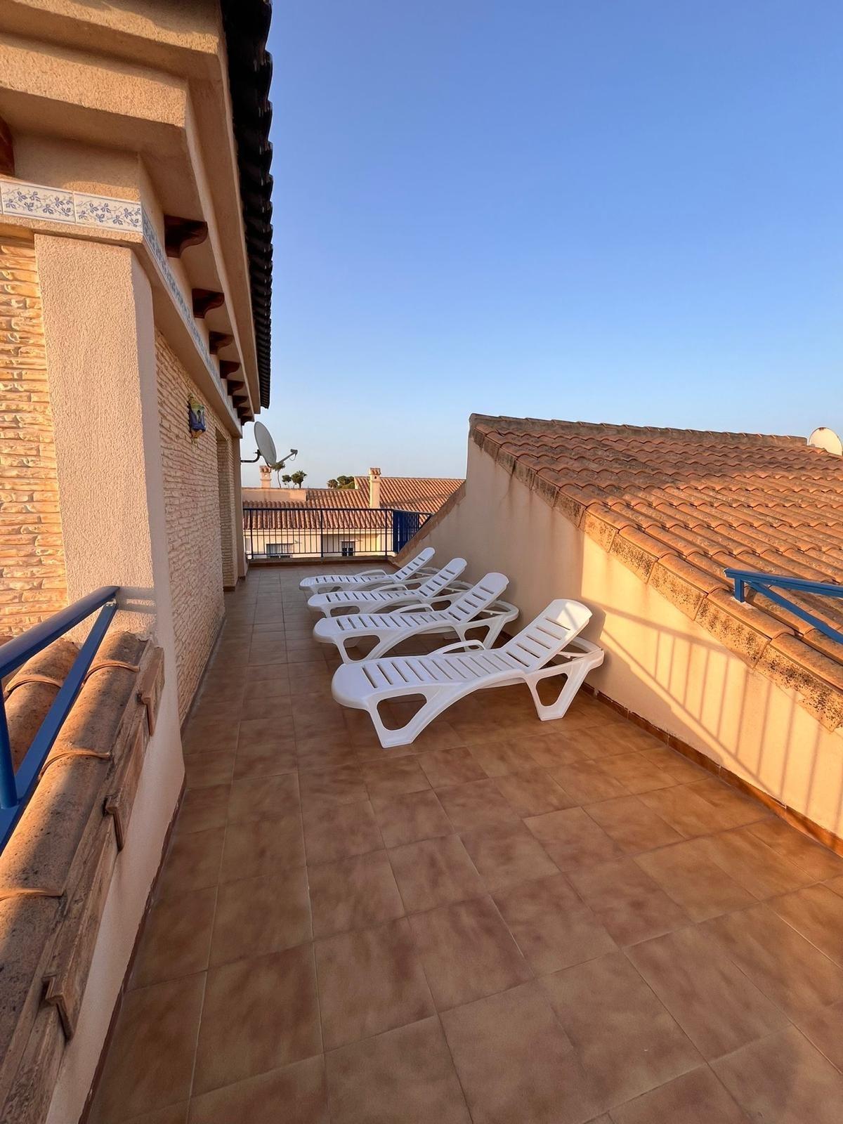 Master bedroom in terraced for sale in Orihuela Costa