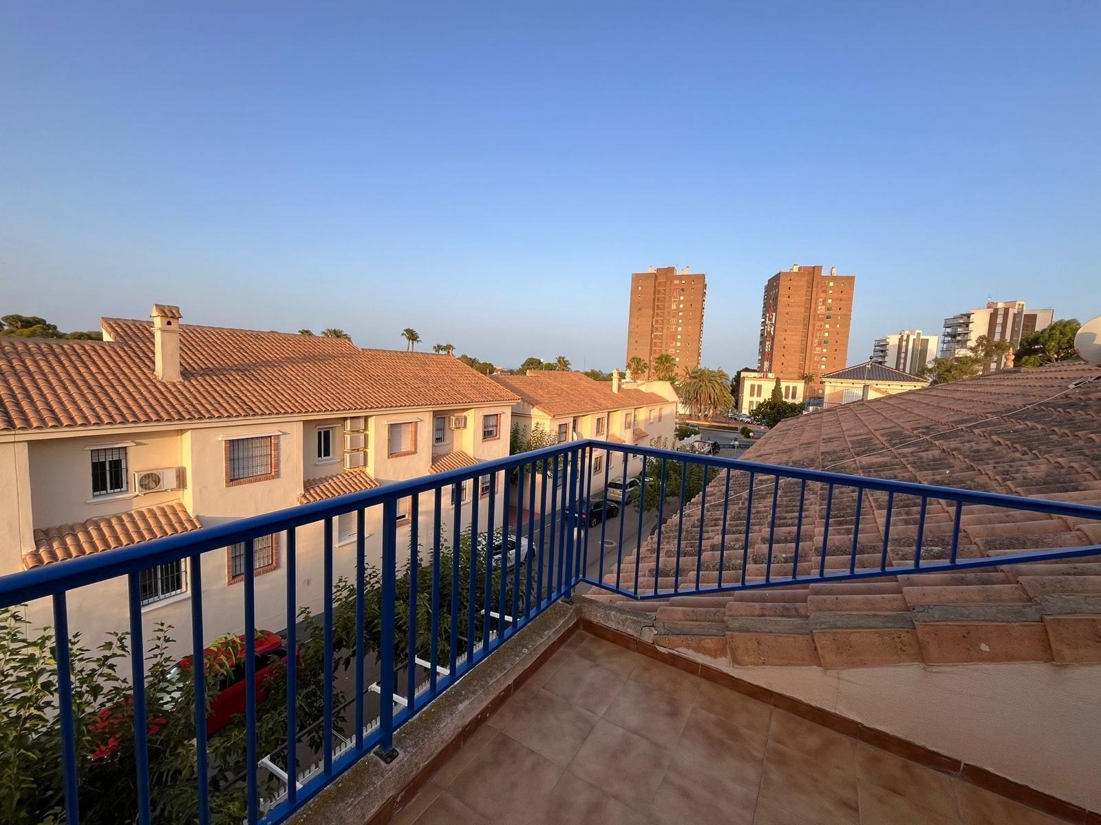 Pool area in terraced for sale in Orihuela Costa