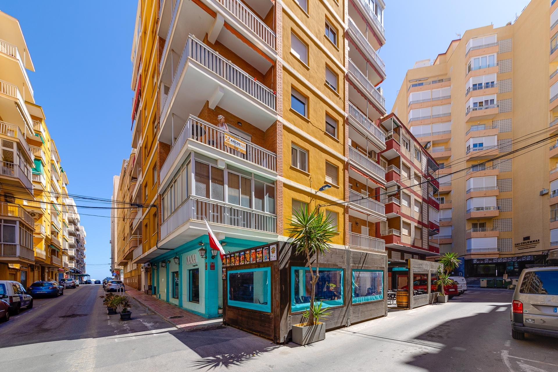 Garden in apartment for sale in Torrevieja