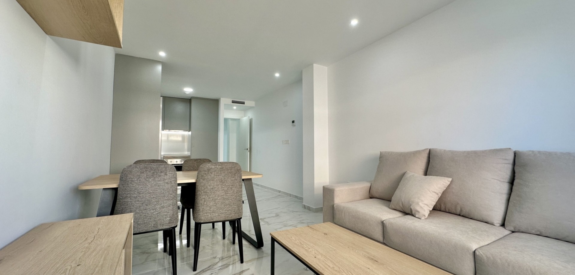 Pool area in apartment for sale in Torrevieja