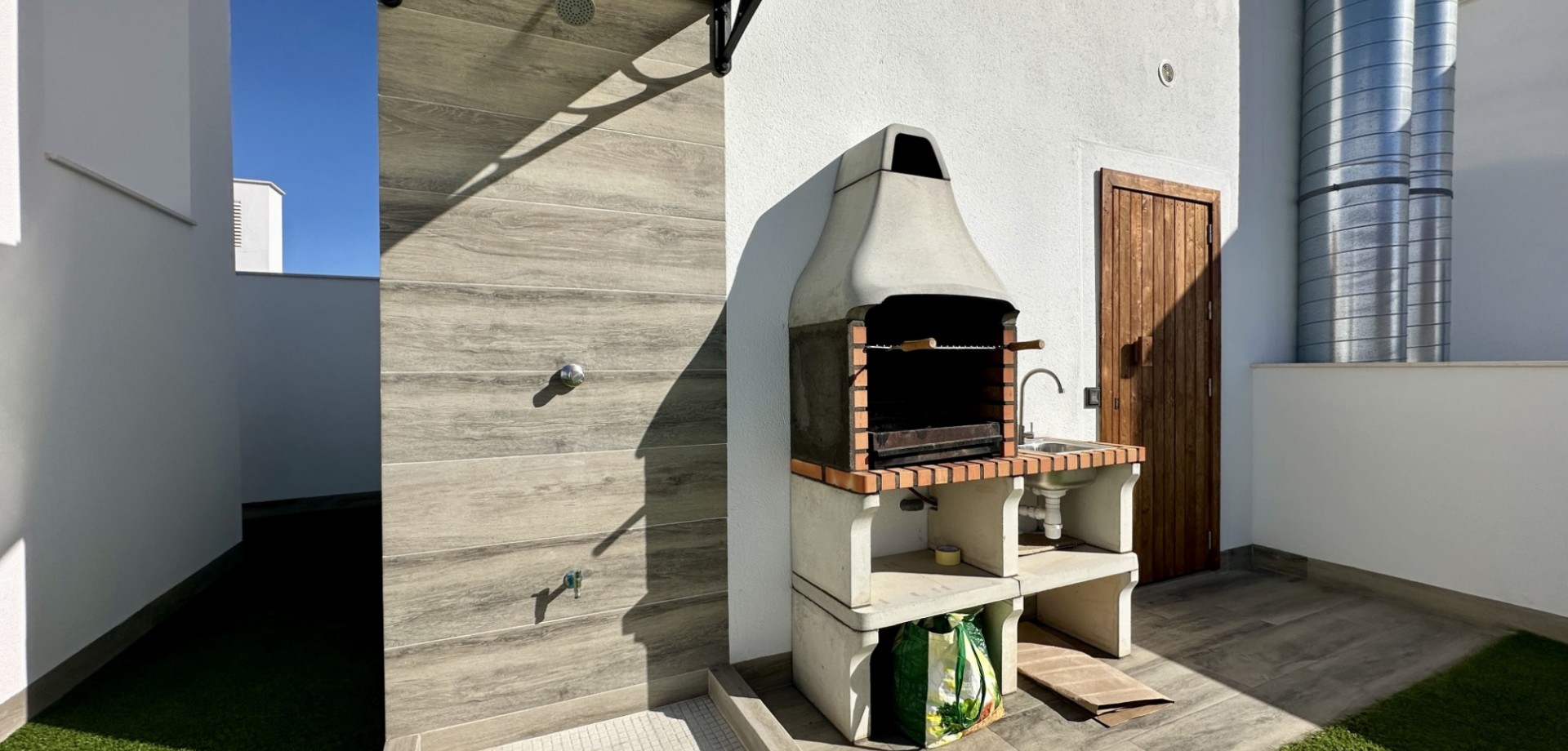 Garden in apartment for sale in Torrevieja