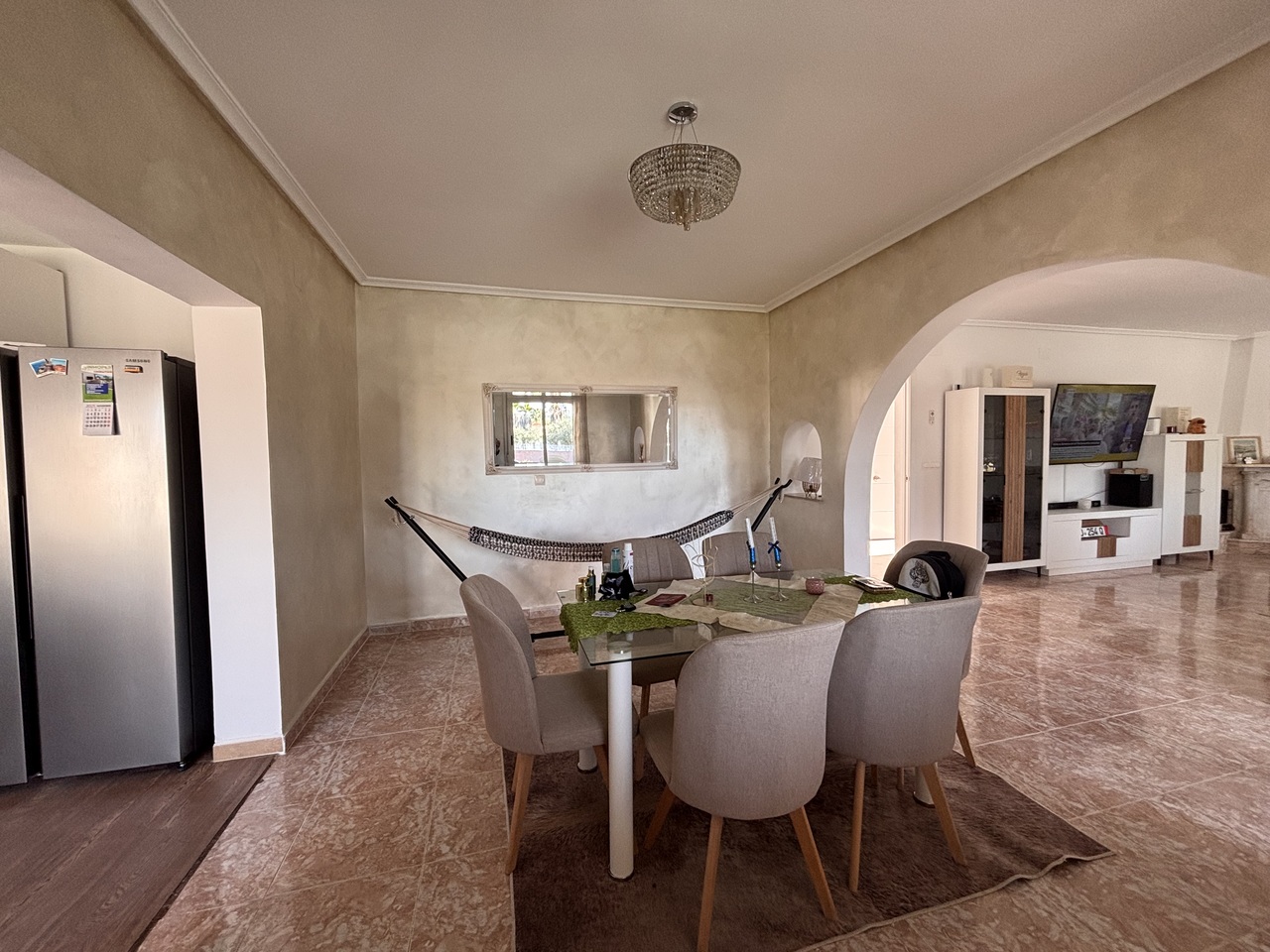 Dining area in villa for sale in Benijofar