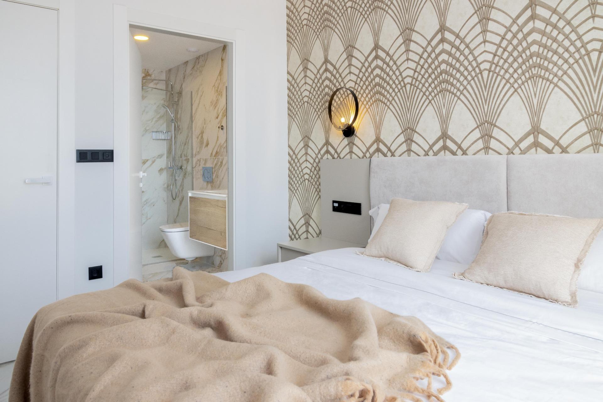 Dining area in penthouse for sale in Guardamar del Segura