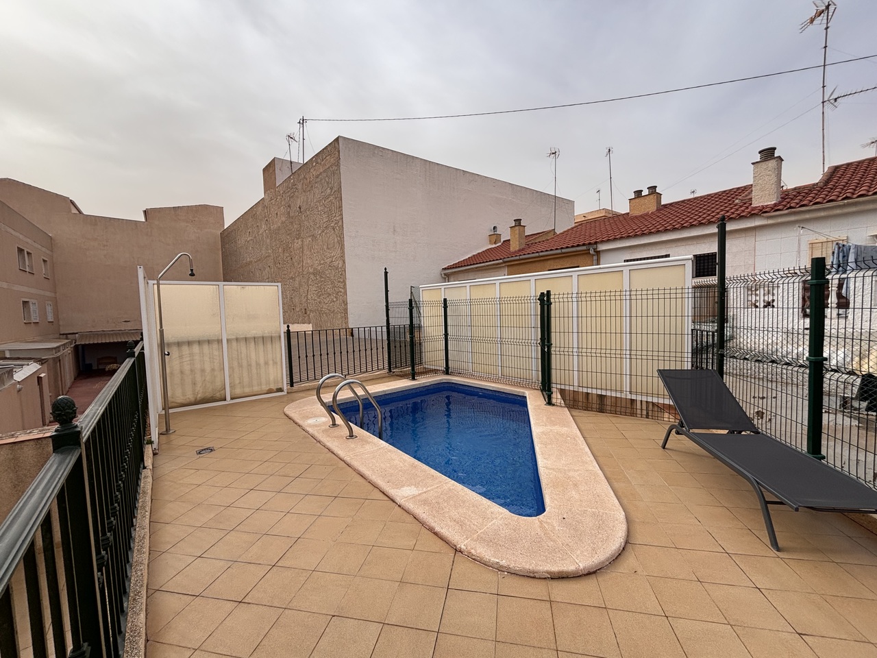 Pool area in apartment for sale in Lo Pagan