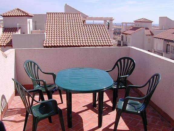Dining area in bungalow for sale in Orihuela Costa