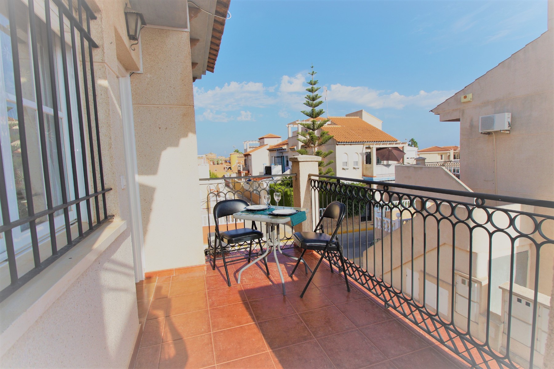 Terrace in bungalow for sale in Orihuela Costa