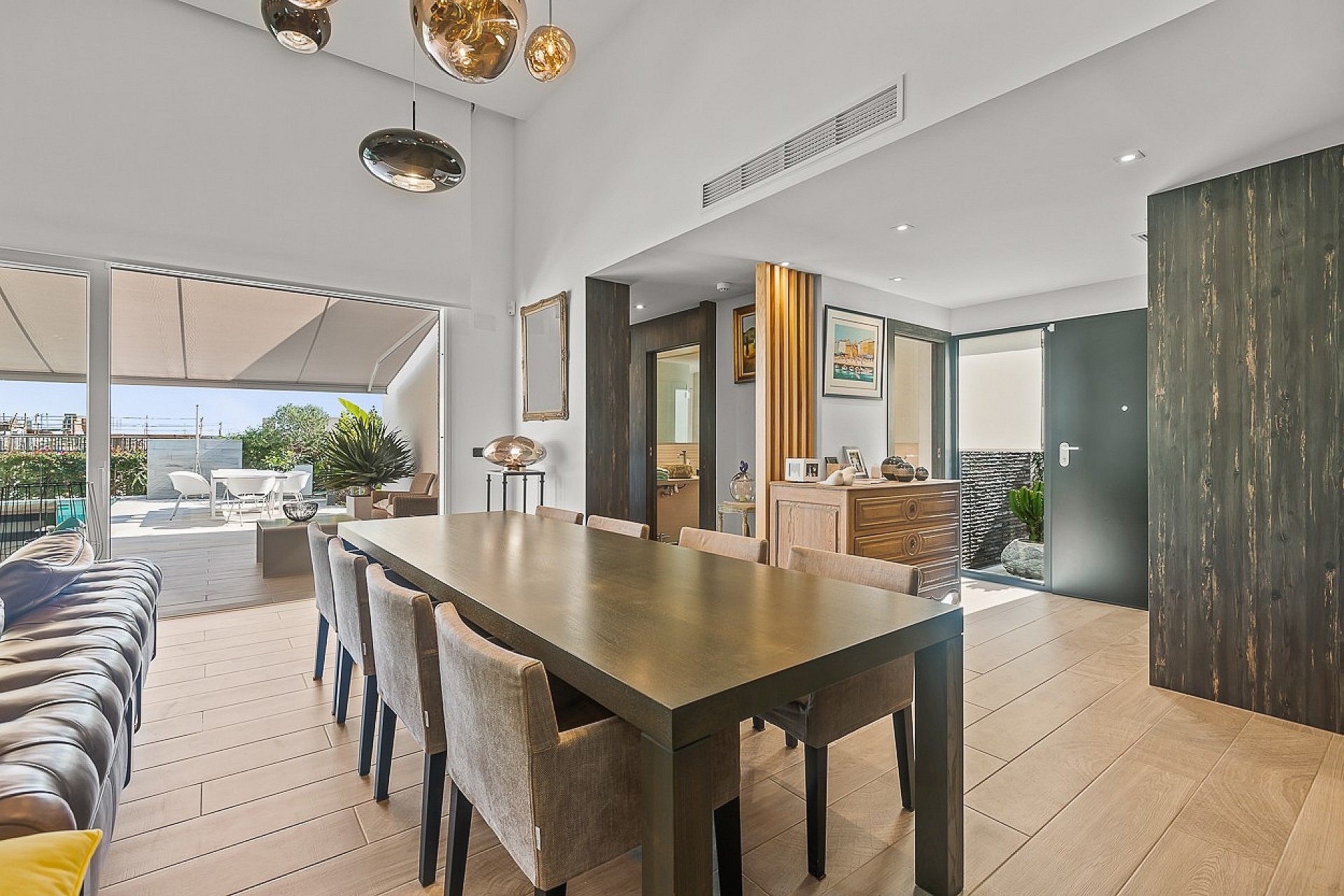 Terrace in villa for sale in La Finca Golf Resort