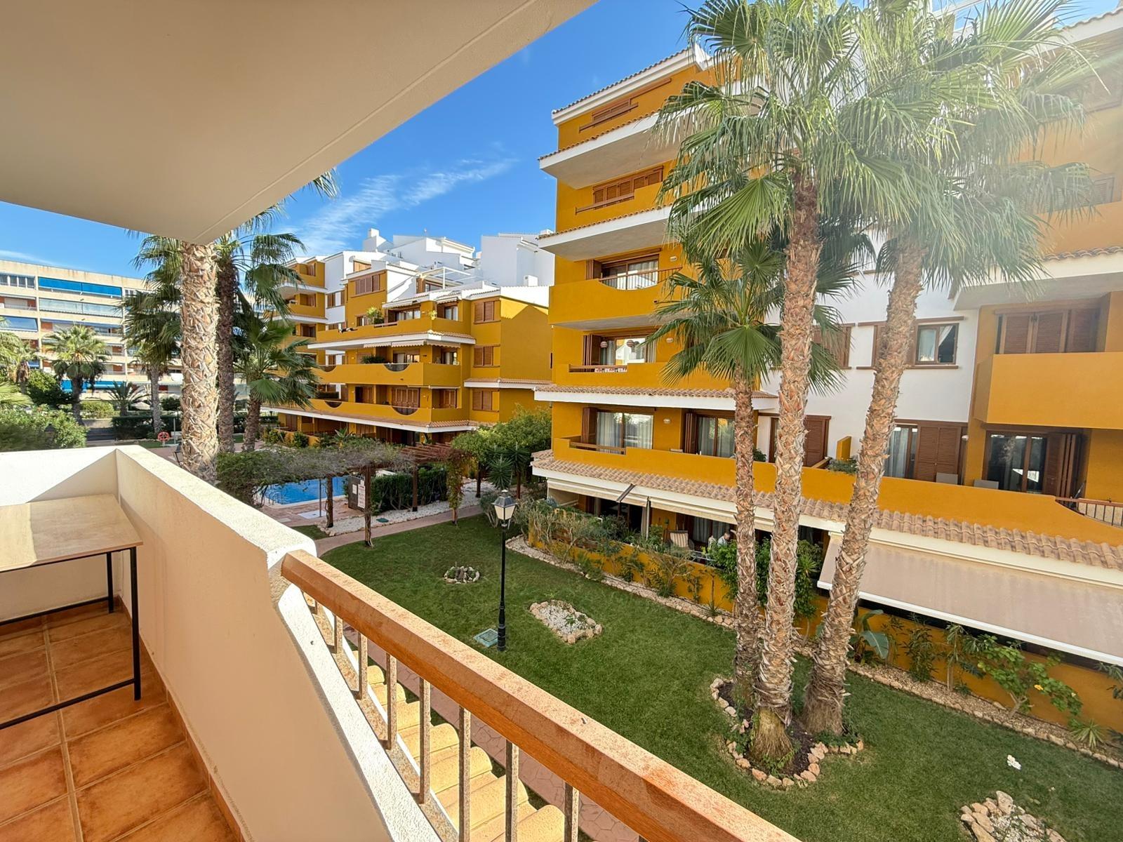 Pool area in apartment for sale in Torrevieja