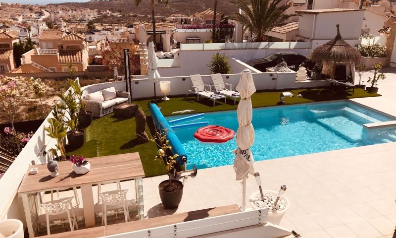 Master bedroom in villa for sale in Ciudad Quesada