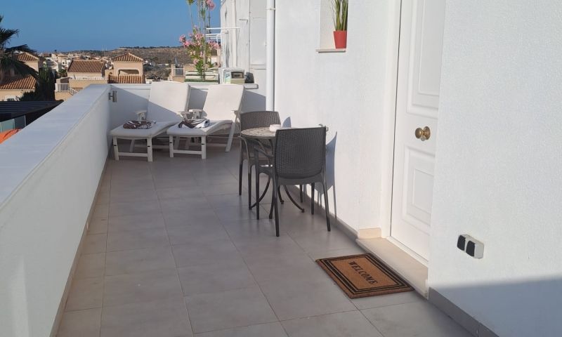 Pool area in villa for sale in Ciudad Quesada