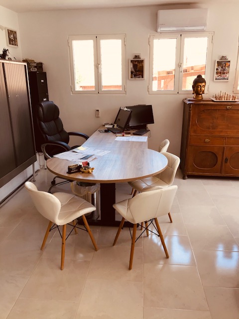 Pool area in villa for sale in Ciudad Quesada
