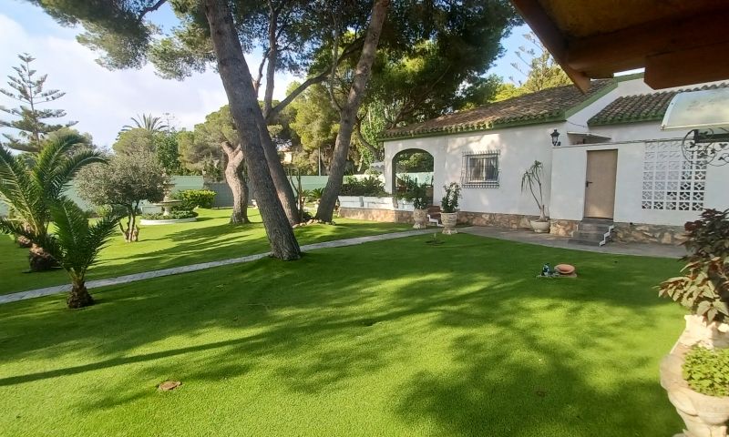 Garden in villa for sale in Orihuela Costa