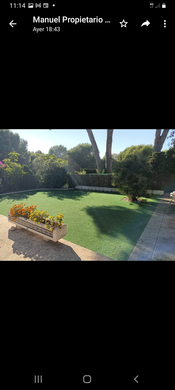 Pool area in villa for sale in Campoamor