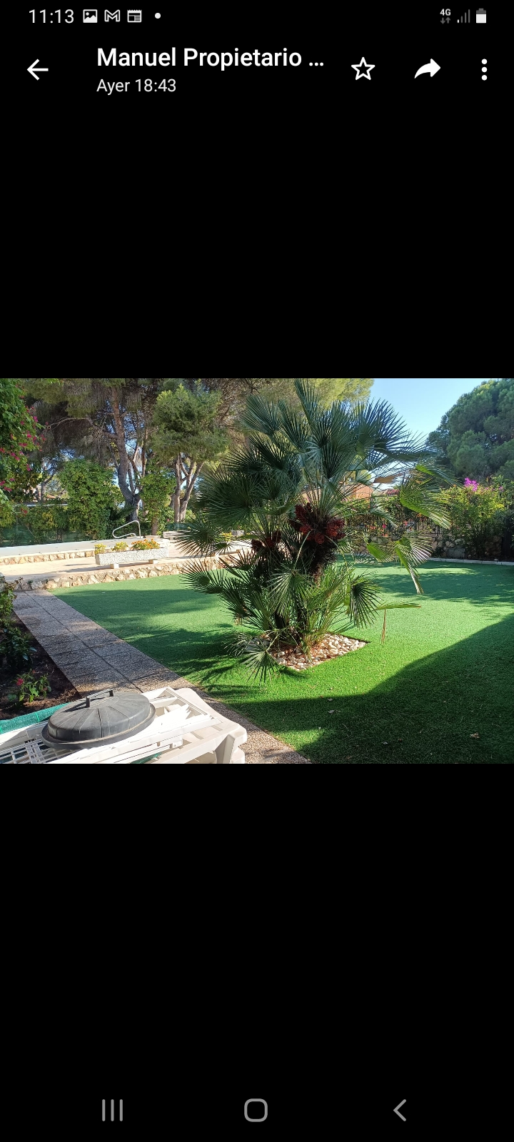 Garden in villa for sale in Campoamor
