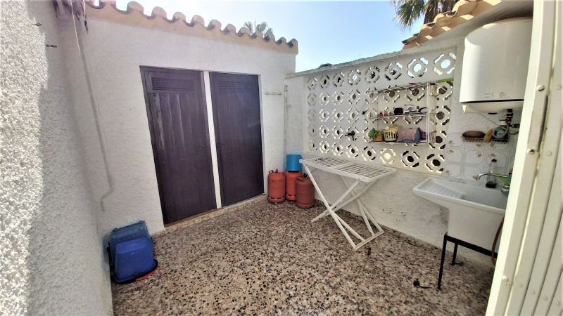 Pool area in villa for sale in Torrevieja