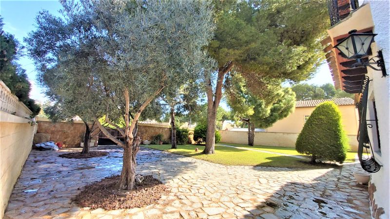 Pool area in villa for sale in Torrevieja