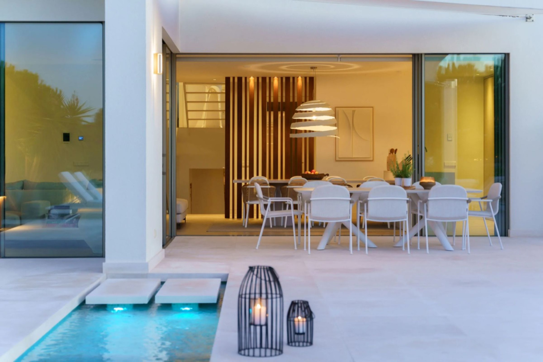Living room in villa for sale in San Miguel de Salinas