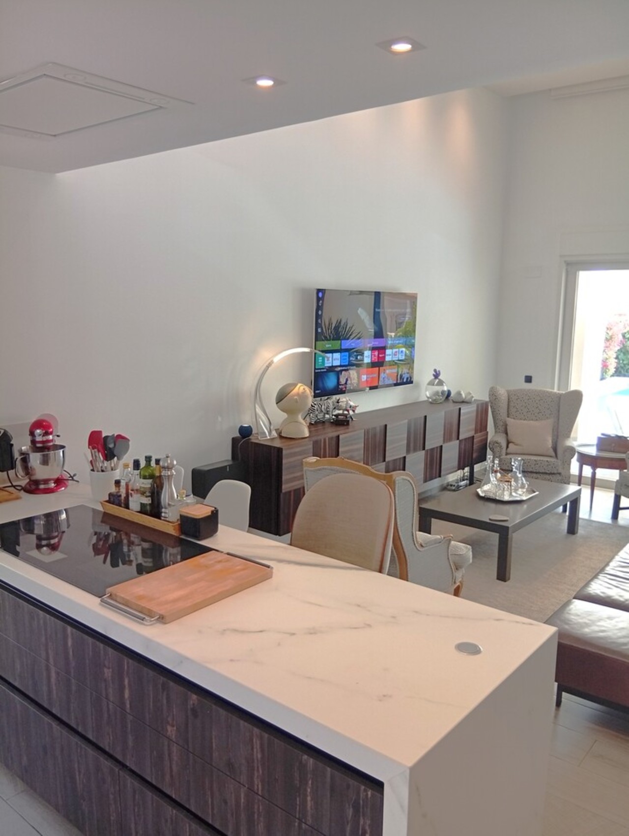 Terrace in villa for sale in La Finca Golf Resort
