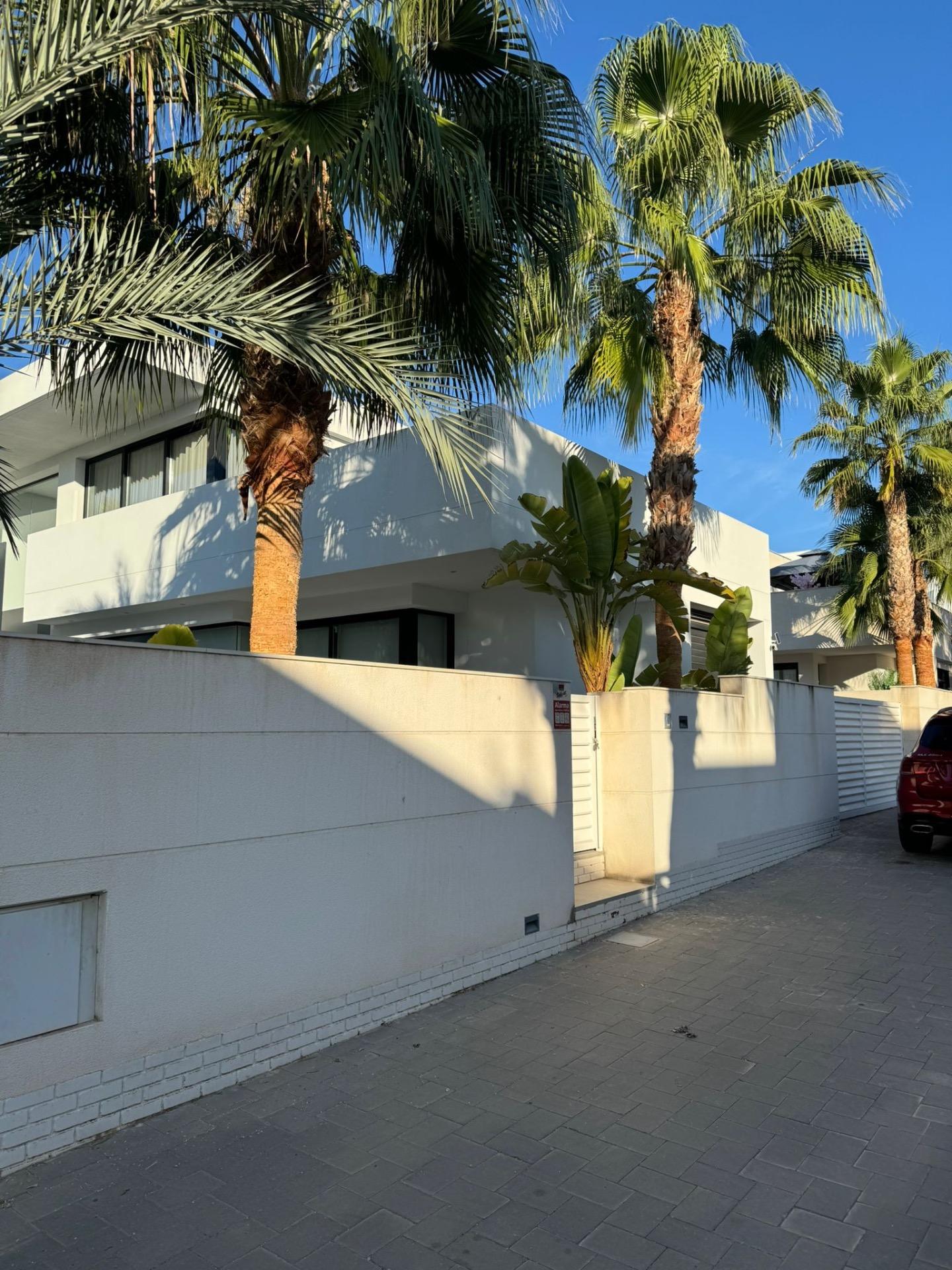 Pool area in villa for sale in Ciudad Quesada