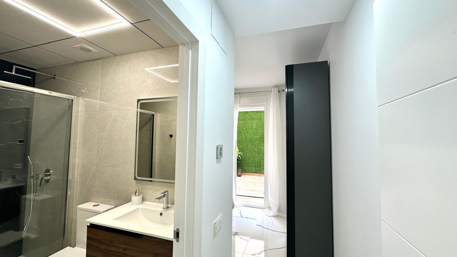 Garden in apartment for sale in Torrevieja