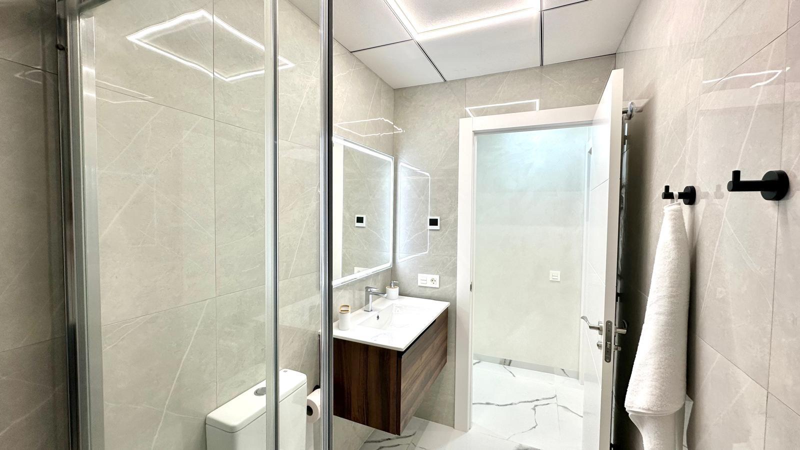 Pool area in apartment for sale in Torrevieja