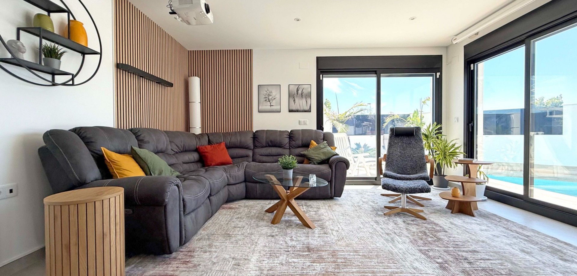 Step into contemporary comfort with this stylish, south-facing detached villa, built in 2024 and pre
