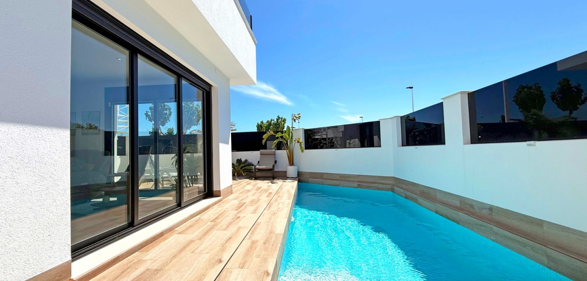 Step into contemporary comfort with this stylish, south-facing detached villa, built in 2024 and pre