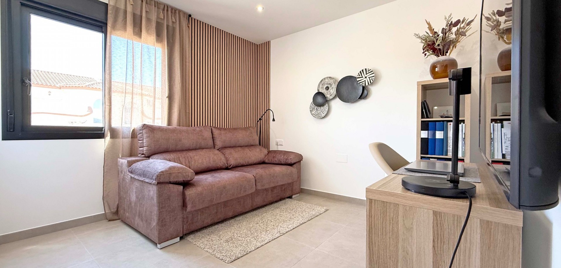 Pool area in villa for sale in San Pedro del Pinatar