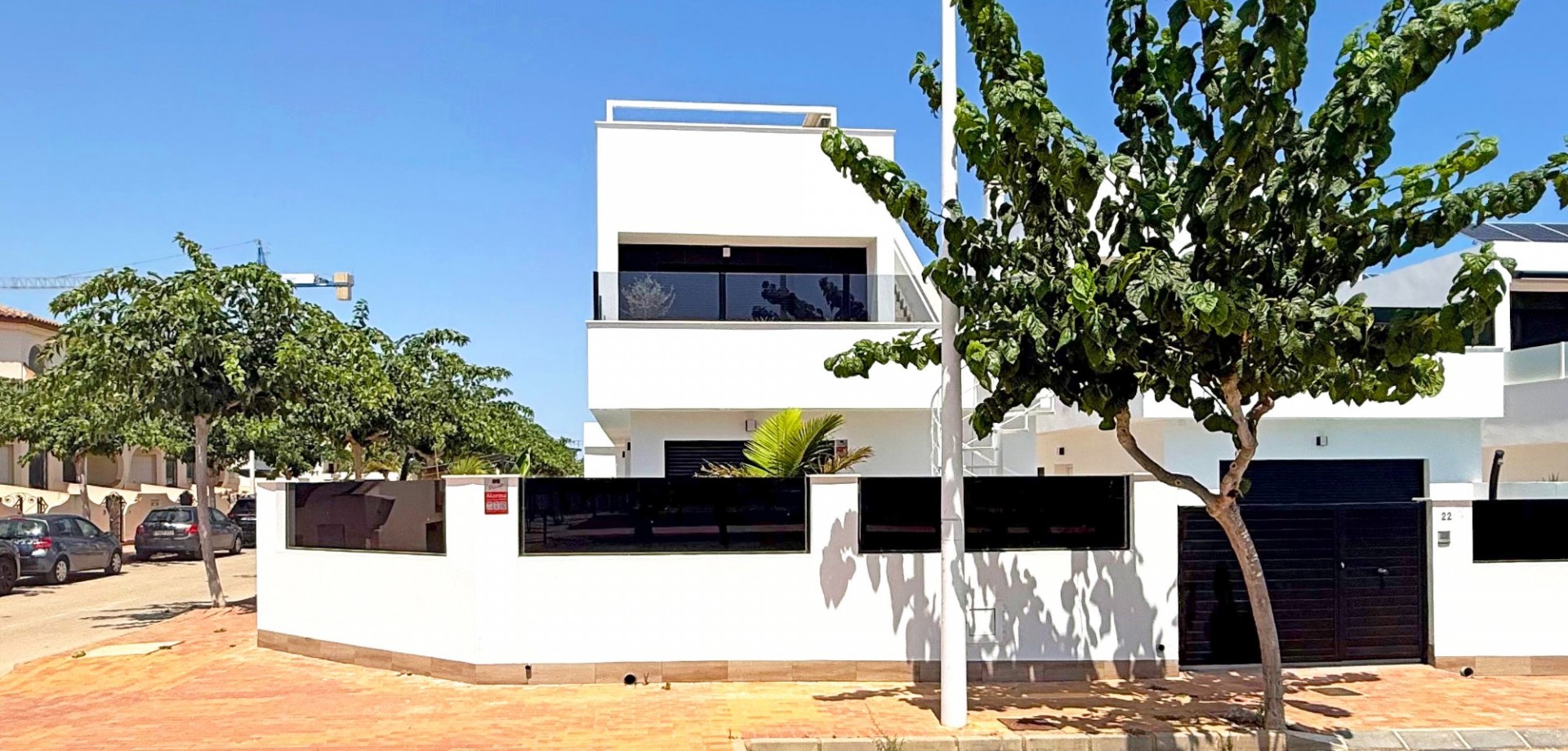 Pool area in villa for sale in San Pedro del Pinatar