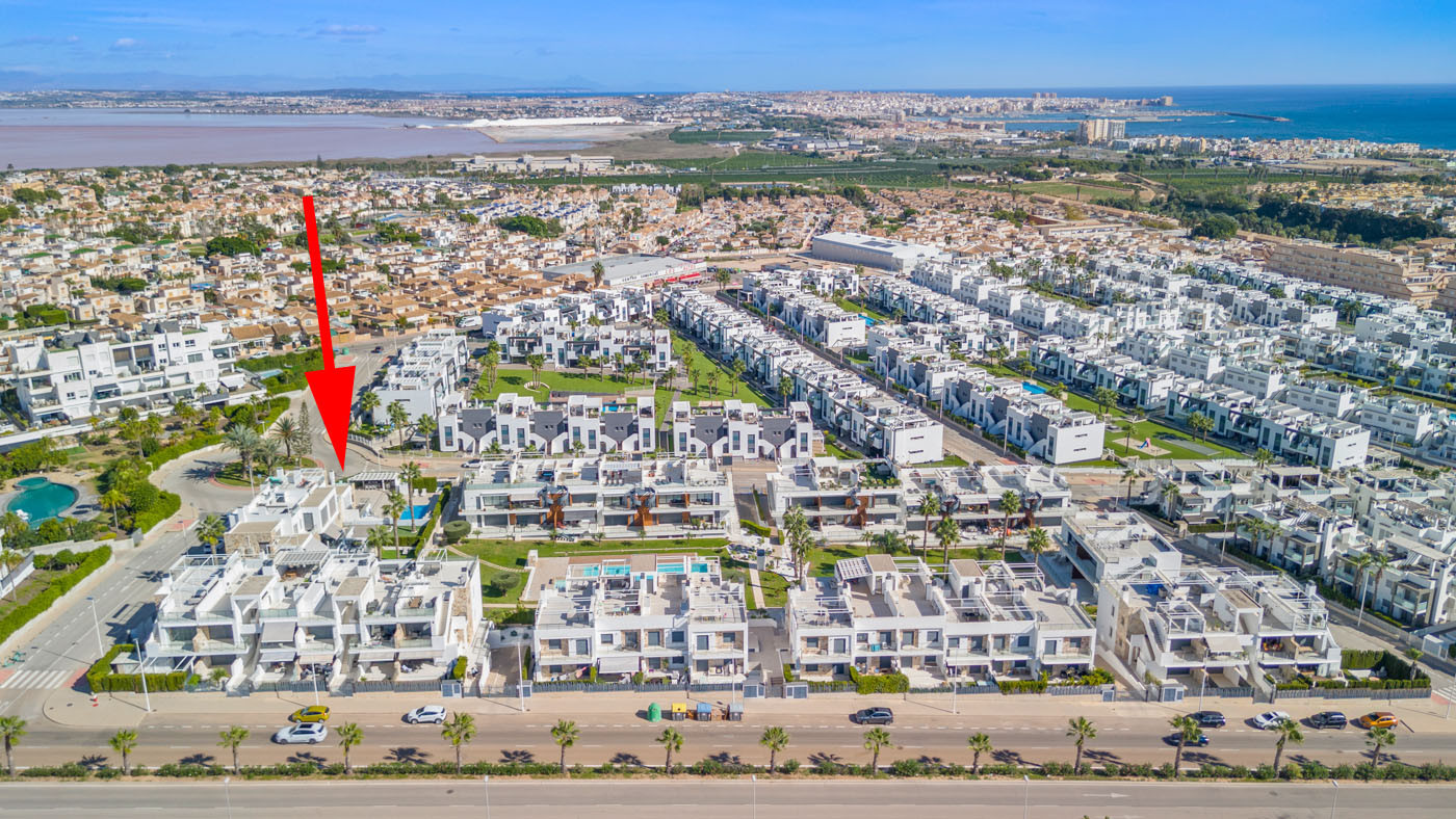 Exterior view in bungalow for sale in Torrevieja