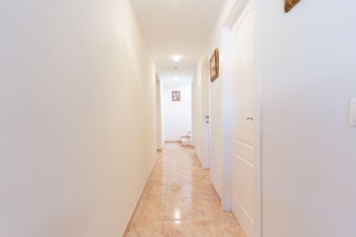 Pool area in villa for sale in Torrevieja