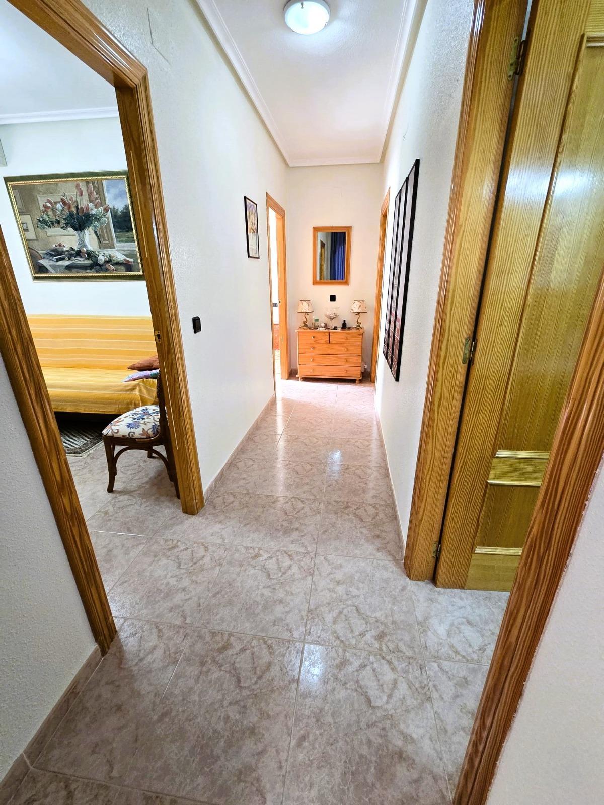 Pool area in villa for sale in Orihuela Costa