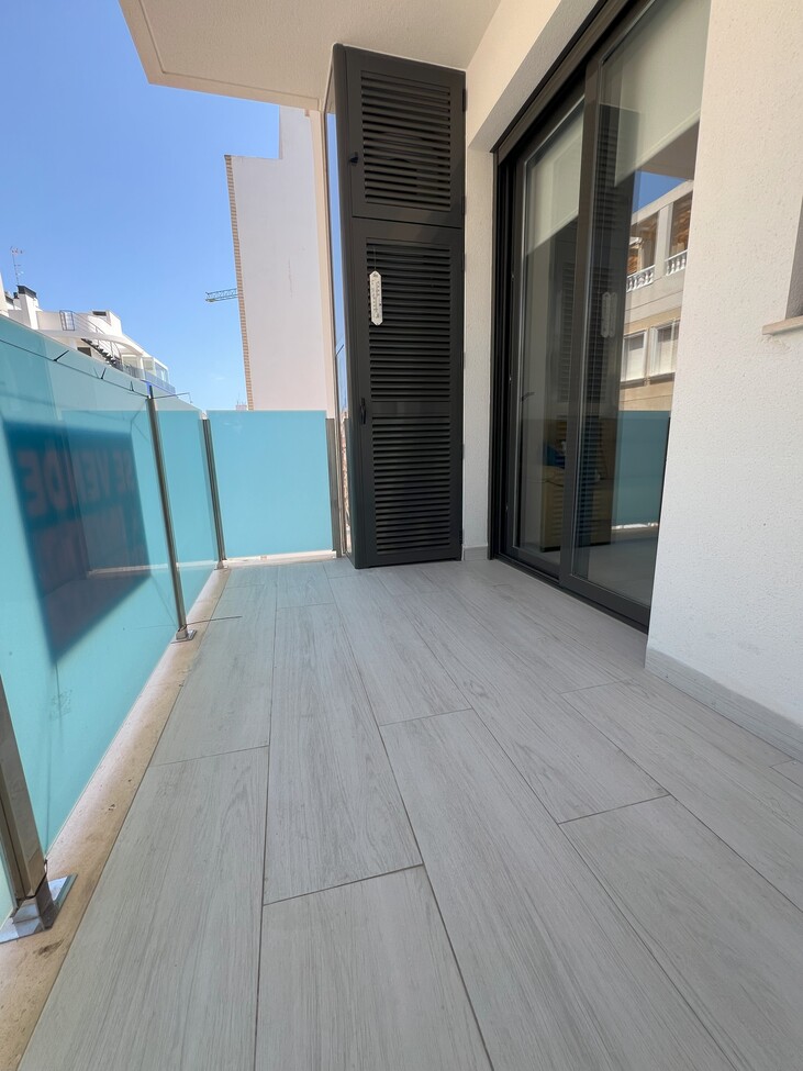 Garden in apartment for sale in Torrevieja
