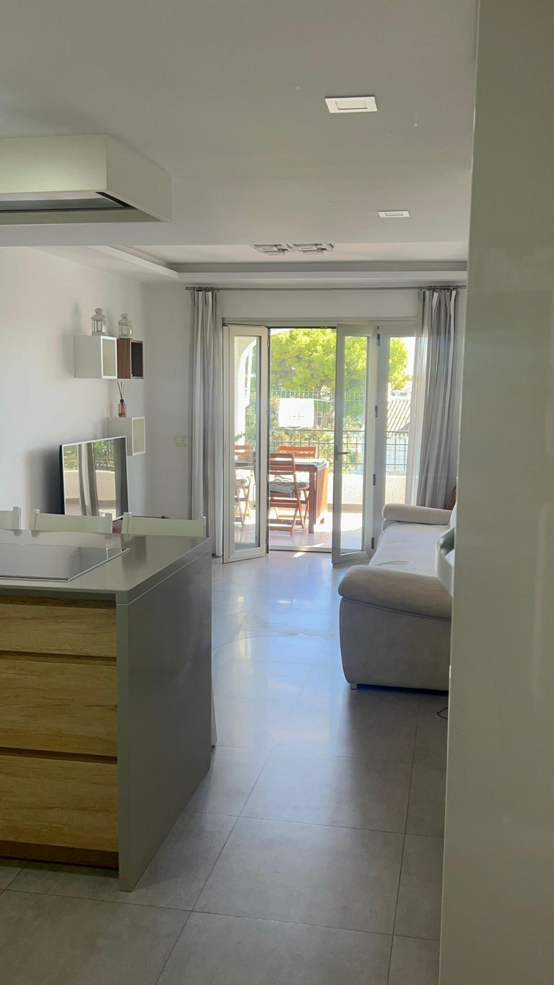 Pool area in apartment for sale in Orihuela Costa