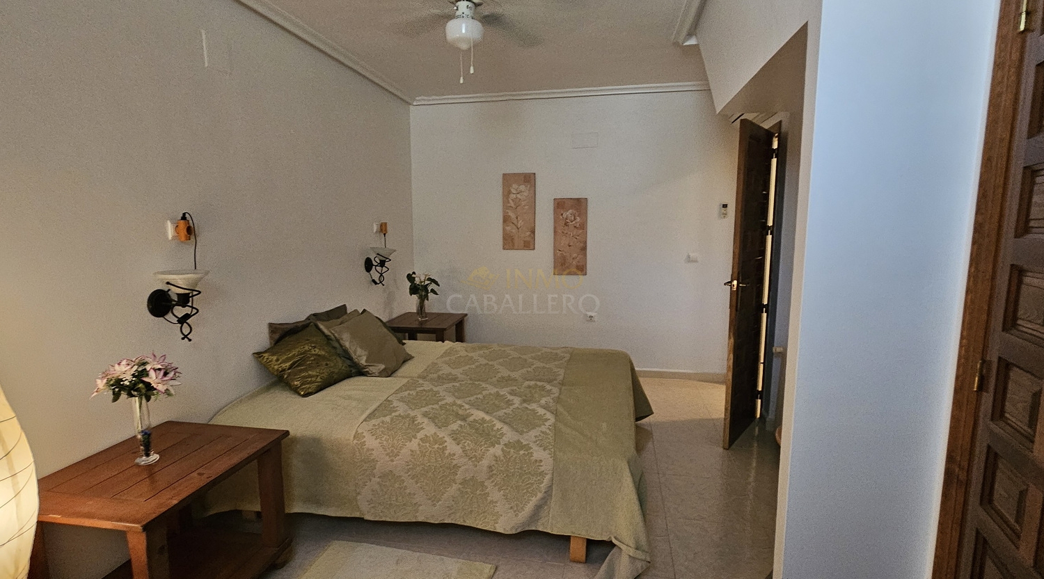 Pool area in villa for sale in Pinar de Campoverde