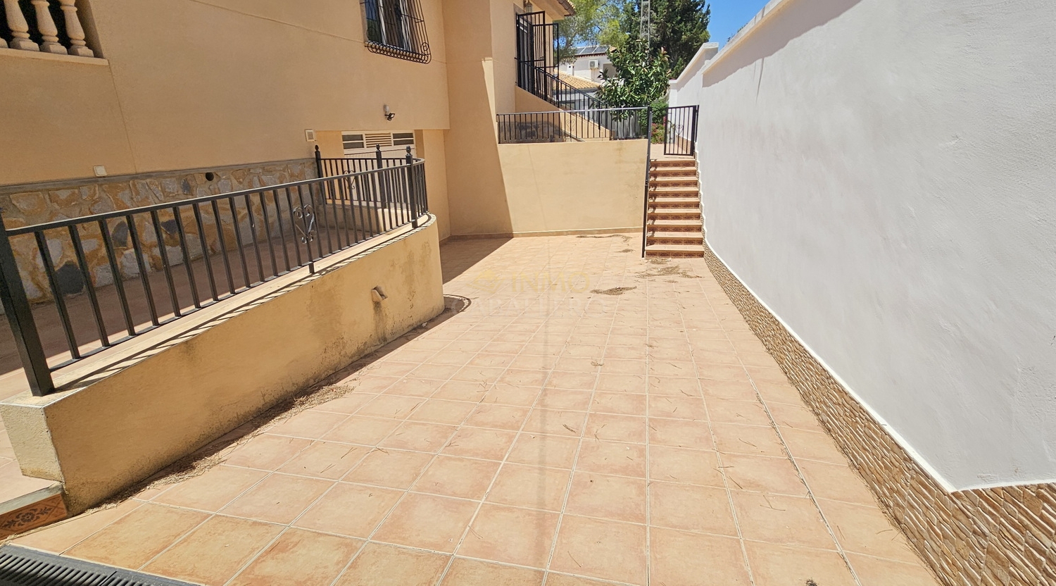 Pool area in villa for sale in Pinar de Campoverde