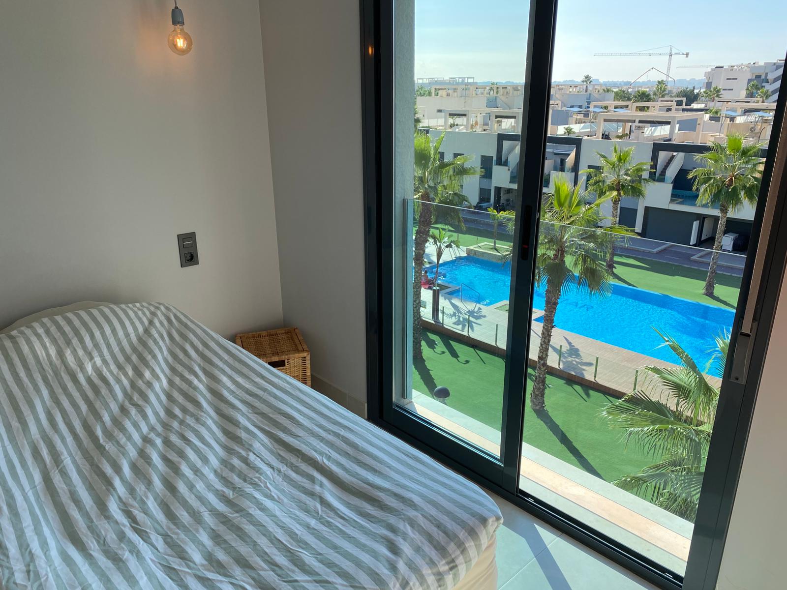 Living room in penthouse for sale in El Raso