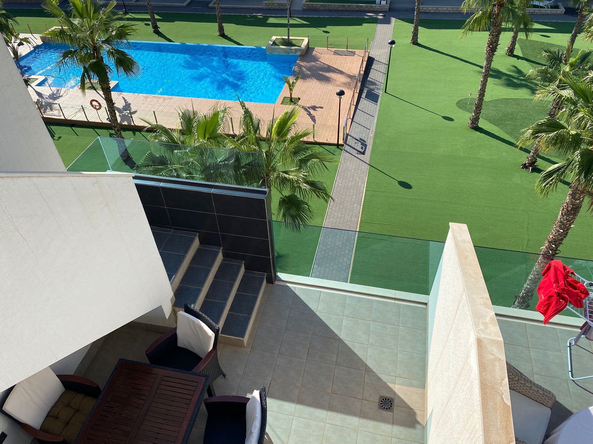 Terrace in penthouse for sale in El Raso
