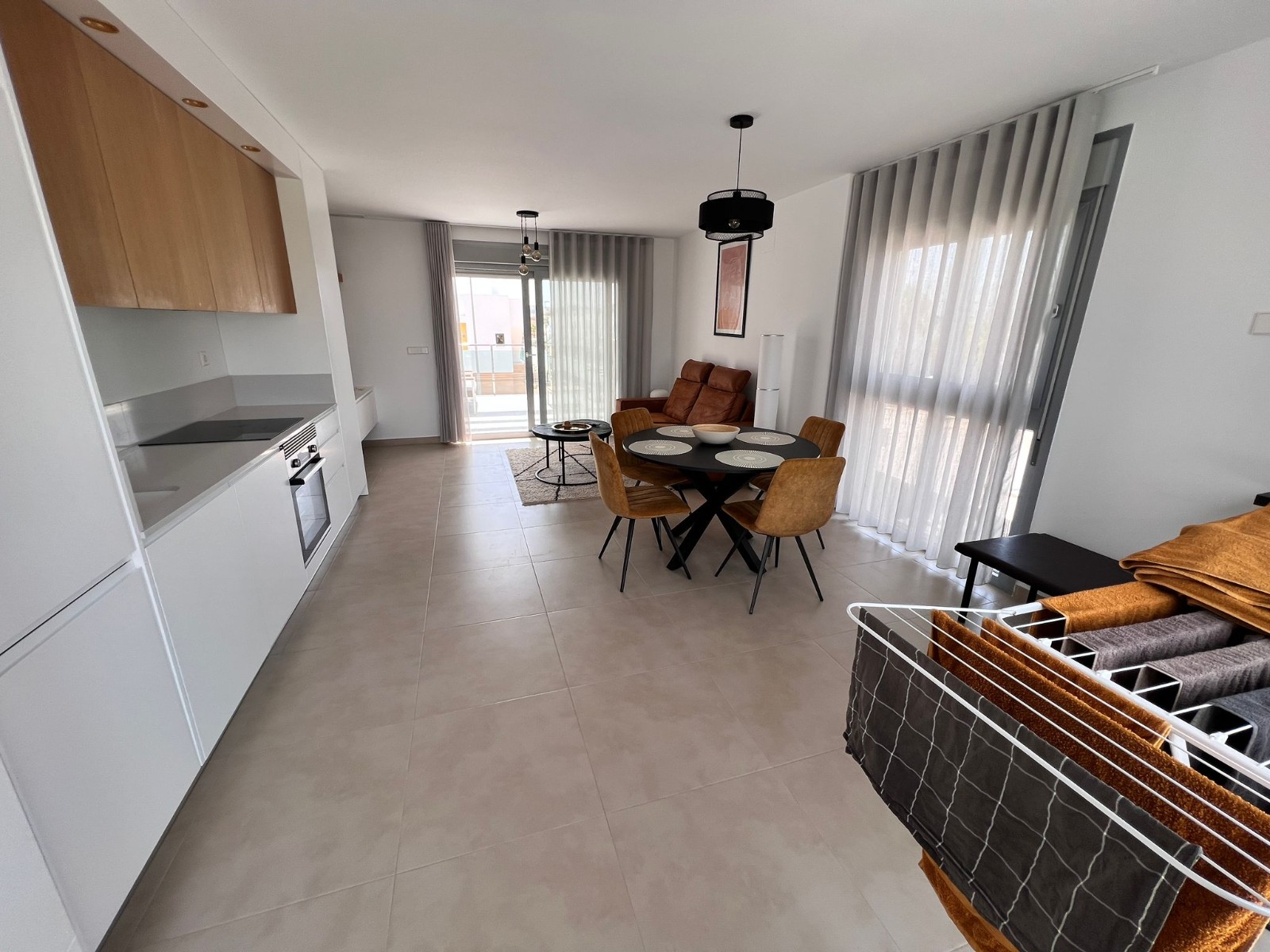 Dining area in apartment for sale in Vistabella Golf Entre Naranjos