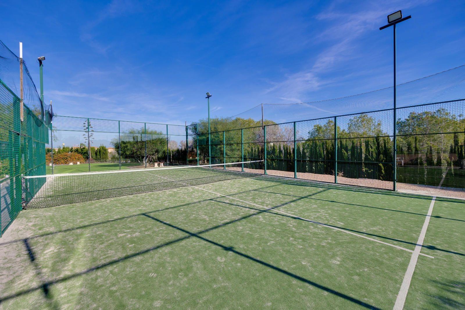 Pool area in bungalow for sale in Orihuela Costa