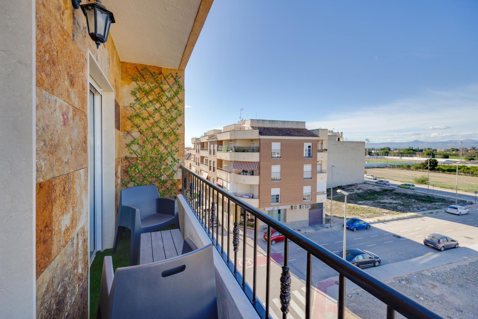 Dining area in penthouse for sale in Almoradi