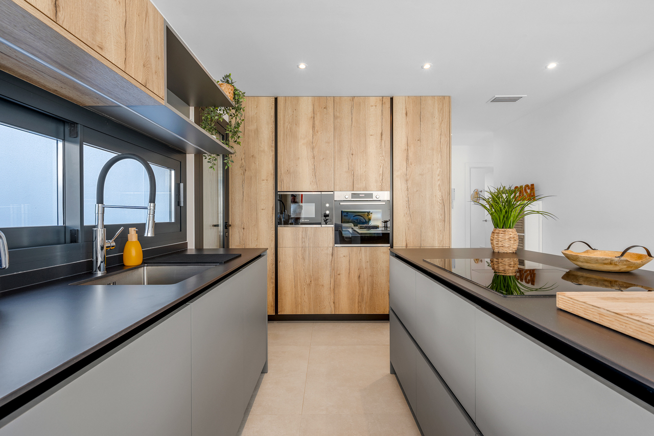 Kitchen in villa for sale in Mar de Cristal