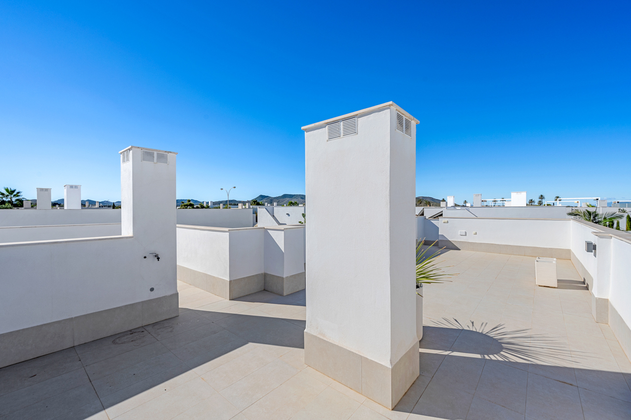 Master bedroom in villa for sale in Mar de Cristal