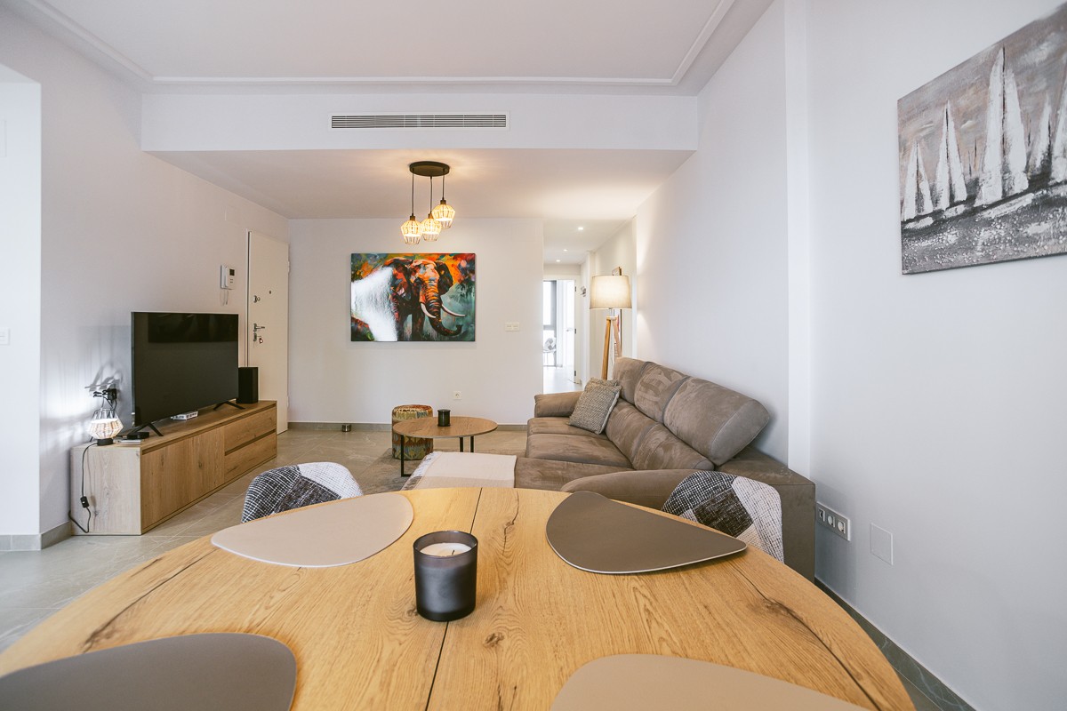 Pool area in apartment for sale in Torrevieja