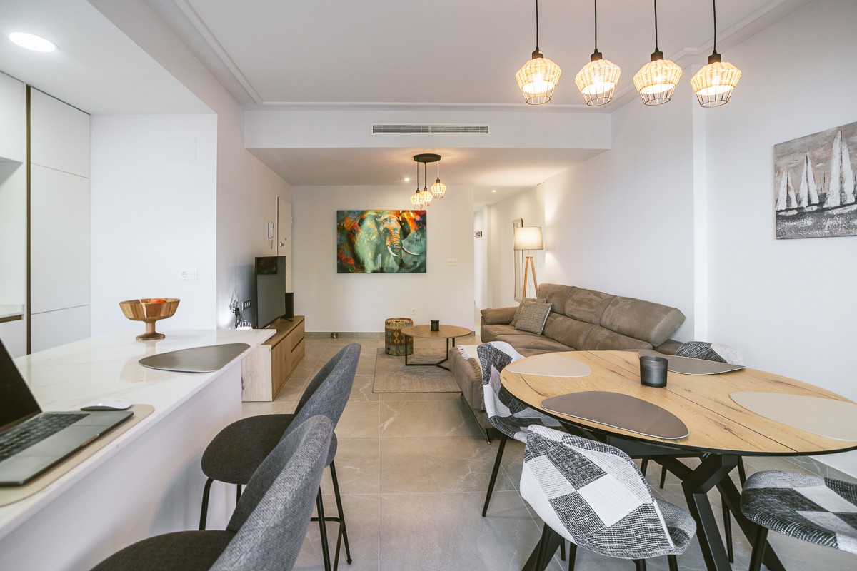 Garden in apartment for sale in Torrevieja