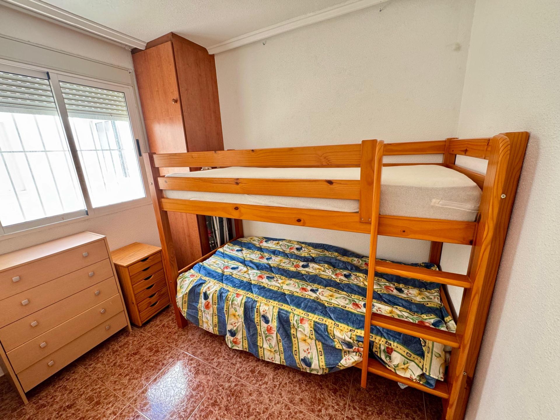 Master bedroom in penthouse for sale in Torrevieja
