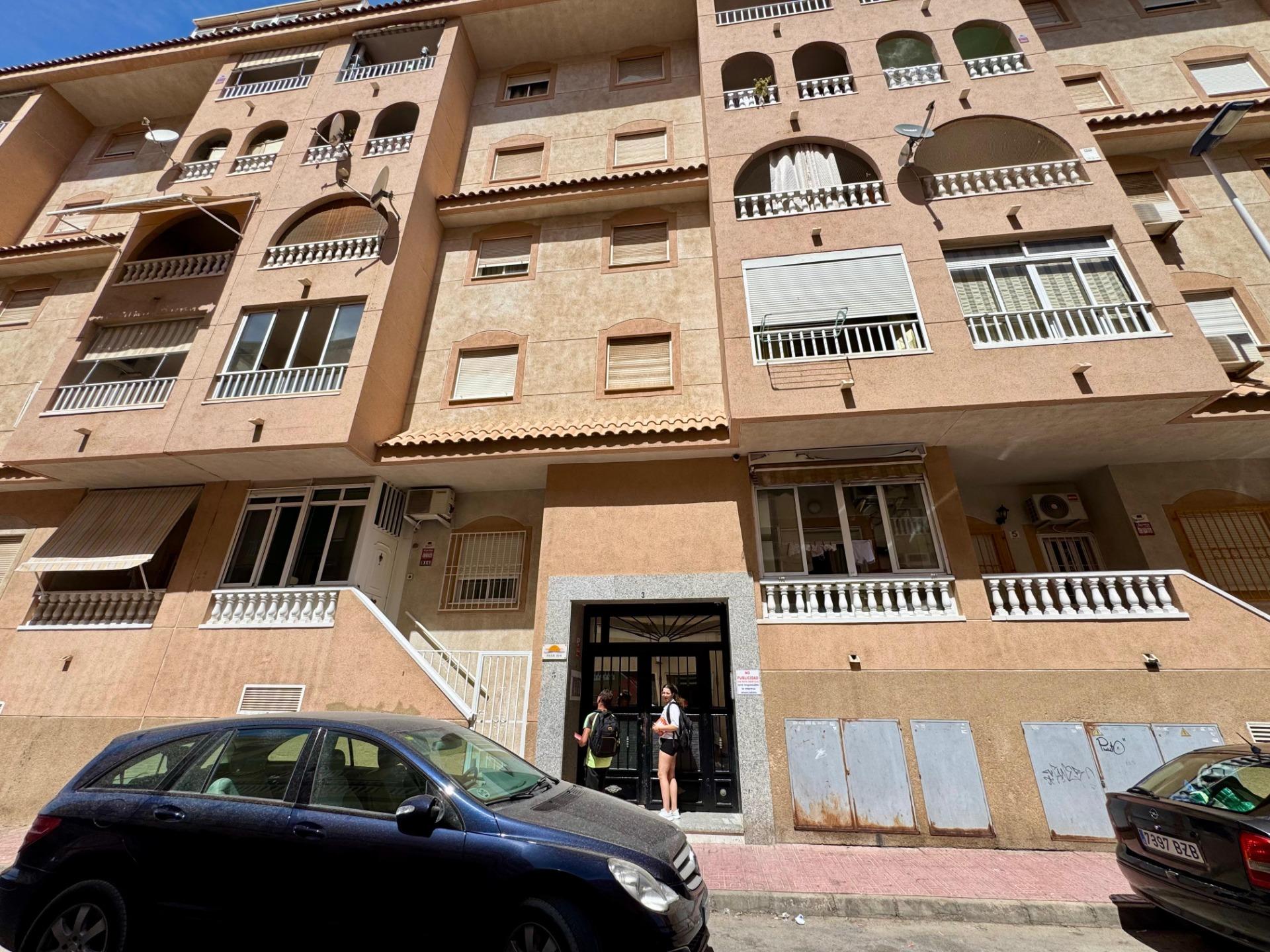 Pool area in penthouse for sale in Torrevieja