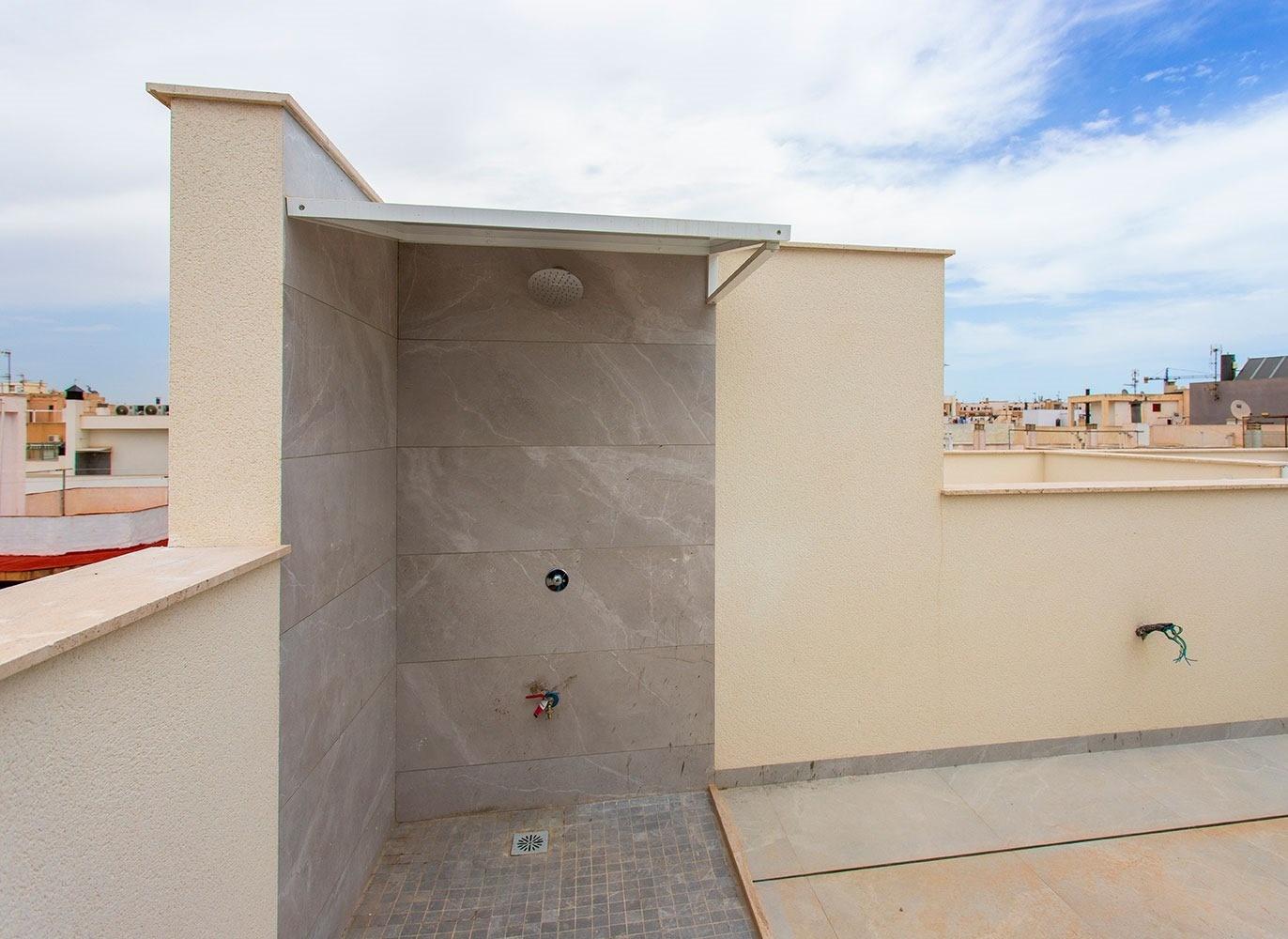 Pool area in apartment for sale in Torrevieja
