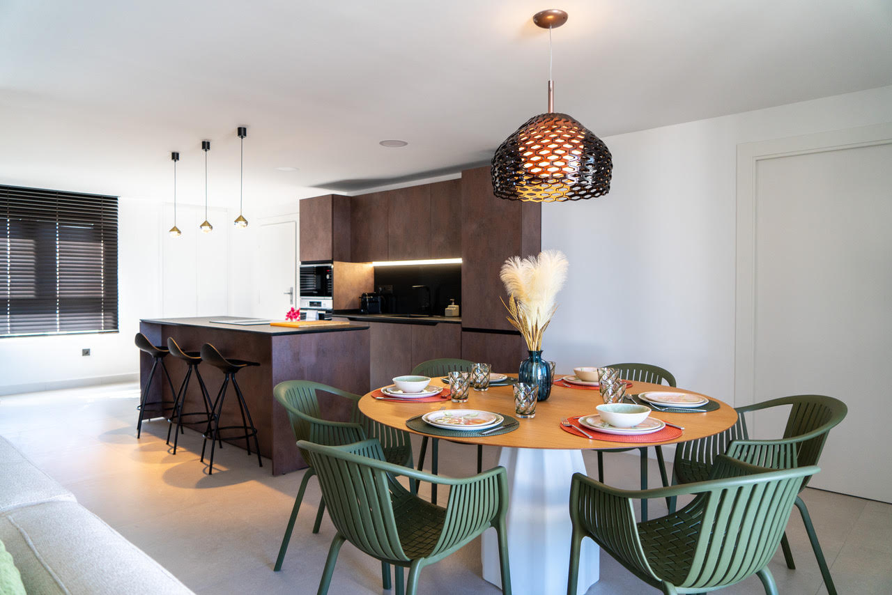 Pool area in penthouse for sale in Orihuela